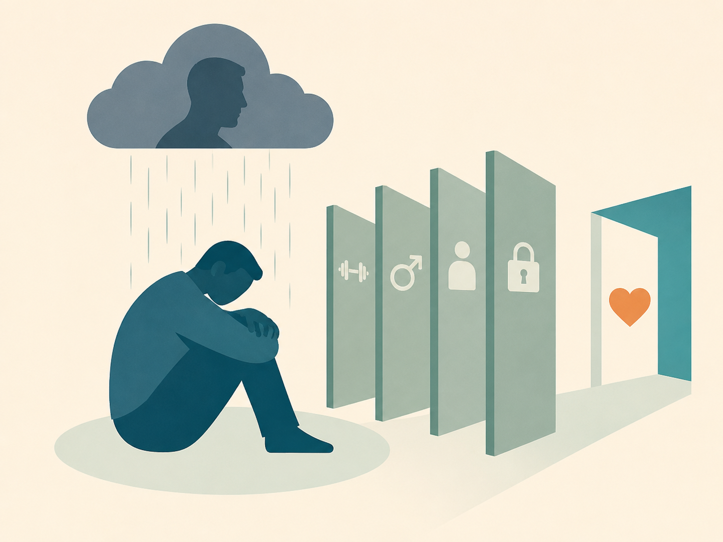 No ignorar el riesgo de suicidio en hombres con depresión ni las barreras de género que dificultan su abordaje